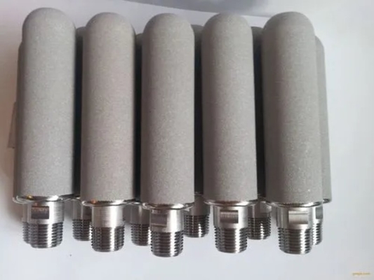 Van het de Luchtstof van titaniumrod gas dust filter element de Reserveonderdelen van de de Filterpers