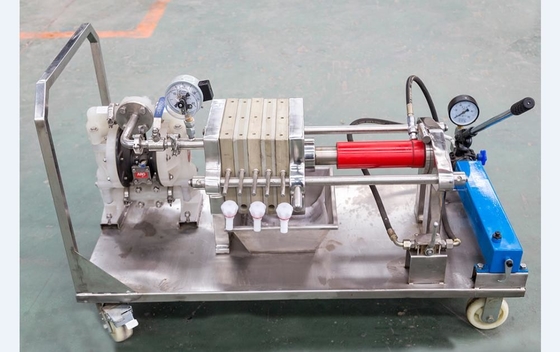 De hand Kleine Machine van de Filterpers voor het Roestvrije staal van de Eetbare Oliepalm